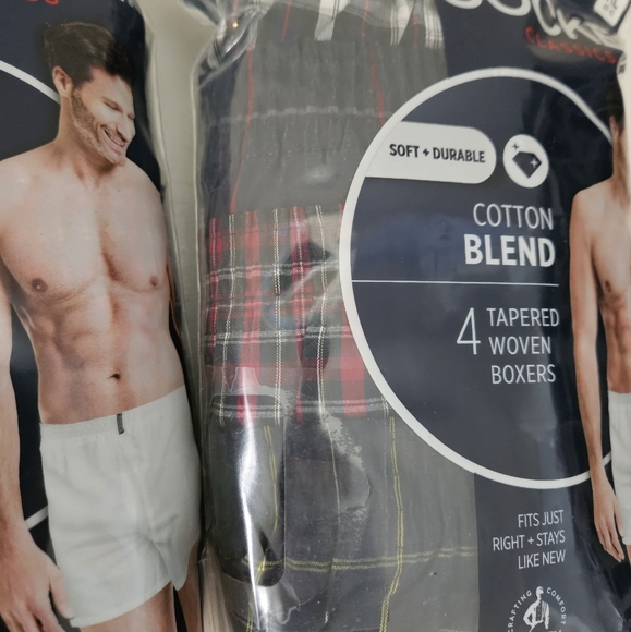 Jockey Mens Tapered Woven Boxers - Picture 2 of 3